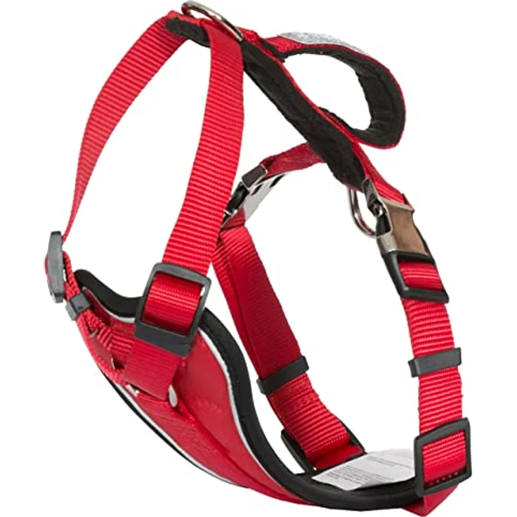Trespaws Tanked PET CAR Safety Harness, Hundegeschirr in Postbox Rot, Größe S/M – Bild 4