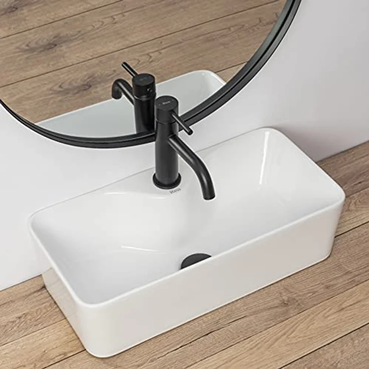 wohnwerk.idee Aufsatzwaschbecken MERY Keramik Weiß Klein Gäste WC Gäste Bad - Preisvergleich – Bild 3