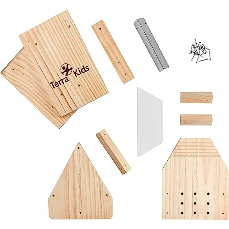 Haba Terra Kids Eichhörnchen Futterhaus-Bausatz, praktisches Futterhäuschen aus umweltfreundlichen Materialien, unisex neutral – Bild 8