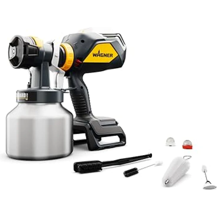WAGNER FinishControl 4000 18V StandardSpray, Mobiles XVLP Akku-Farbsprühsystem mit 4,1 mm Düse und variabler Material- und Luftmengenregulierung – Bild 1