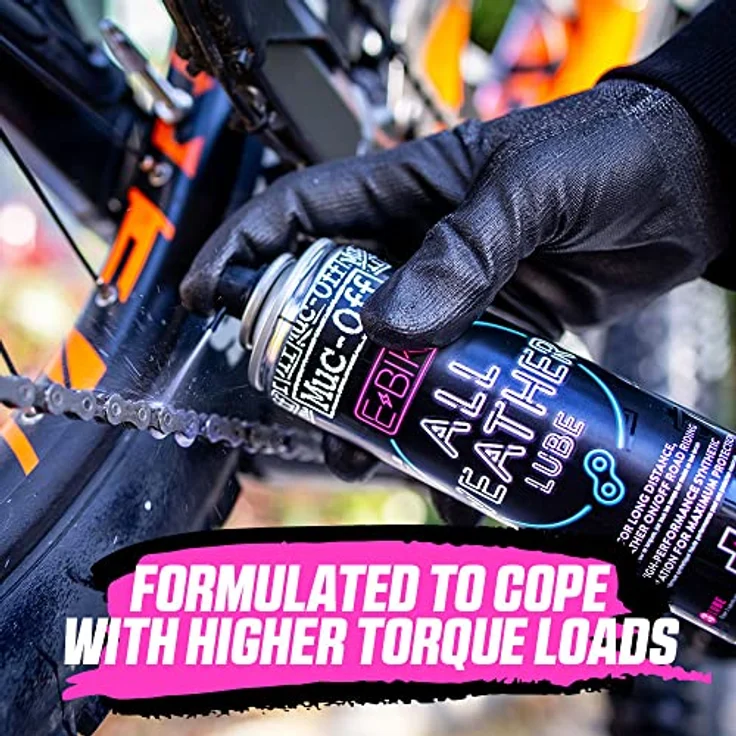 Muc-Off E-Bike All-Weather Chain Lube Allwetter- Kettenöl, 250 ml - Premium E-Bike Kettenfett, Kettenspray Fahrrad - Formuliert Für Alle Wetterbedingungen – Bild 2
