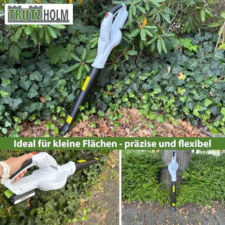 TRUTZHOLM Akku Laubbläser 20V, kabellos, mit 2000mAh Akku und Ladegerät, 40Min Laufzeit, ergonomischer Griff – Bild 6