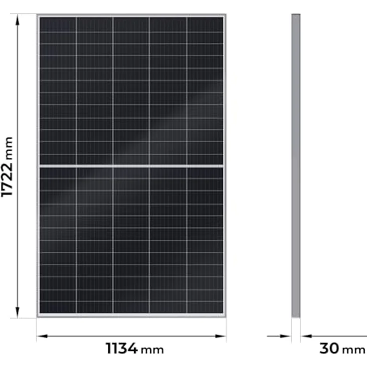 SUNNIVA Balkonkraftwerk Silver Frame 900/800W Solaranlage, 900W Gesamtleistung, WIFI Bluetooth, 2x450W Solarmodule – Bild 10