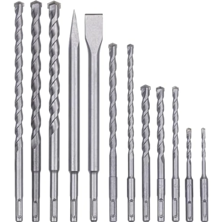 kwb by Einhell SDS-Plus Bohr-Meissel-Set 12tg Bohrhammer-Zubehör – Bild 2