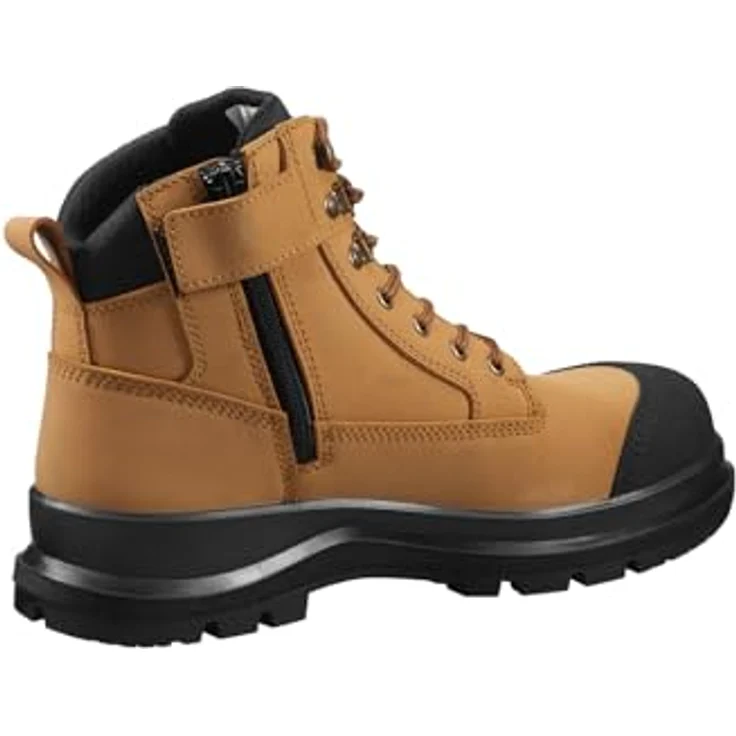 Carhartt Detroit 6" Zip Boot, Sicherheitsstiefel S3 mit durchtrittsicherer Sohle, braun/schwarz, Größe 48 – Bild 3