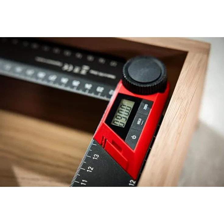 Sola SOLA WMD 200 - Digitaler Winkelmesser 200 mm - Präzise exakte Winkelmessungen - Schreinerwinkel digital - Metall- und Holzbearbeitung – Bild 4