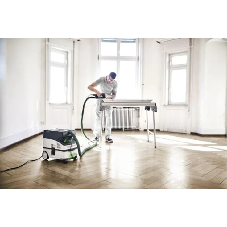 Festool Absaugmobil CLEANTEC CTL MINI I, Kompakt-Nass- und Trockensauger mit Bluetooth® Technologie und manuellem Filterwechsel, grau – Bild 5