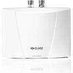 CLAGE M3 Hydraulischer Klein-Durchlauferhitzer, 3,5 kW, für drucklose Armaturen, VDE-GS geprüft, sofort warmes Wasser