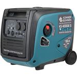 Könner&söhnen - KS 4000iE S Invertergenerator. Schalldichtes Gehäuse (68 dB Lpa 7 m). Höchstleistung 4000 W, 2x16 A (230 V), 2 USB-Anschlüsse,