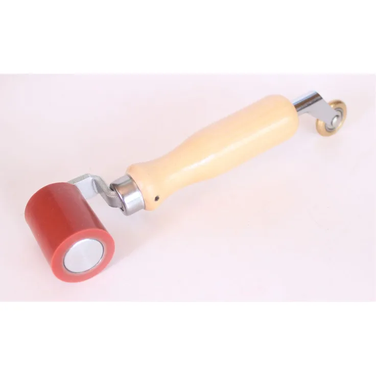 Profi Andrückrolle 45 mm Silikon mit Messing Andrückwalze 5 mm Andrück Rolle