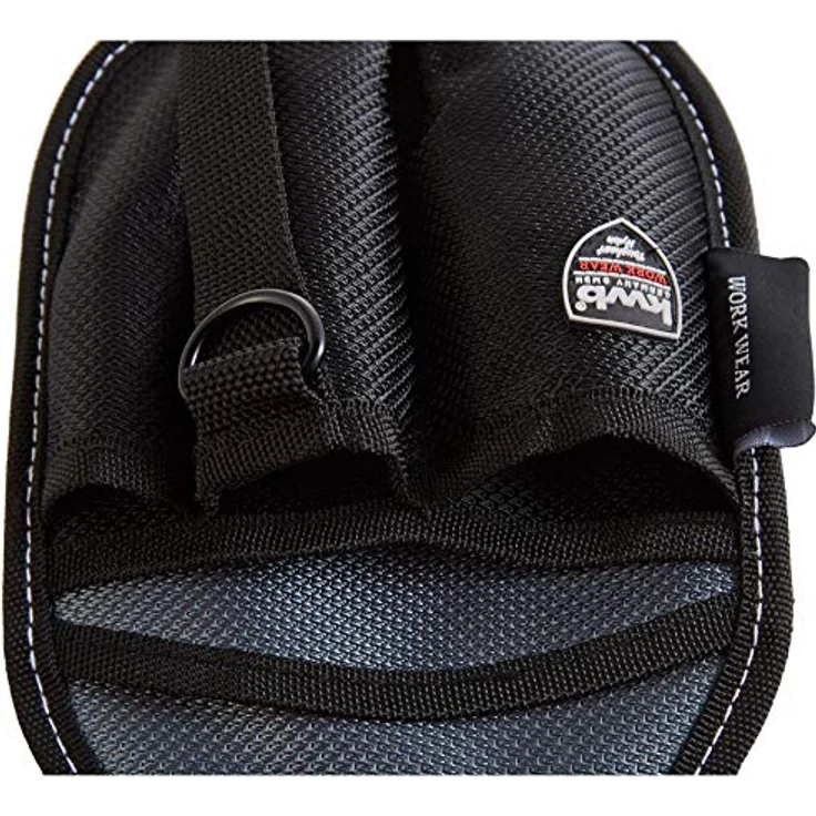 kwb Werkzeug-Gürteltasche aus Nylon mit 2 großen und 3 kleinen Fächern, Hammerschlaufe und Schlaufe mit Karabinerhaken – Bild 3