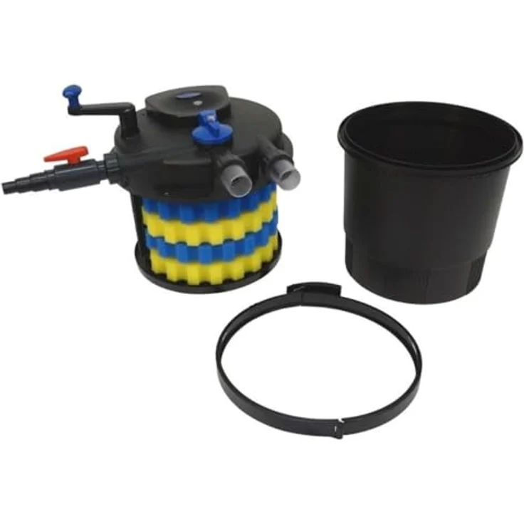 Aquaristikwelt24 CPF 20000, Bio Druckteichfilter 40000l inkl.36 Watt UVC Klärer - Selbstreinigend – Bild 6