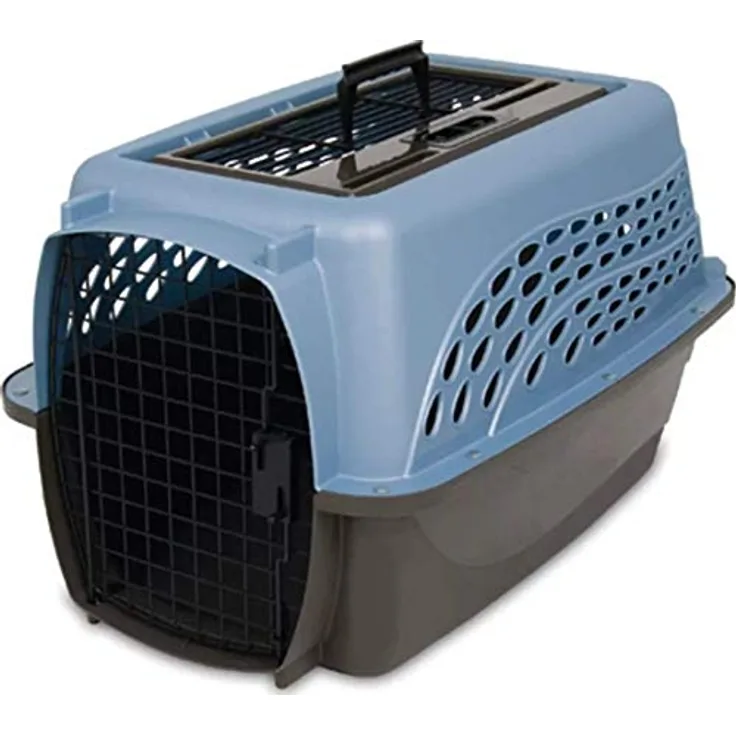 Petmate Kleine Hundehütte mit Zwei Türen, für kleine Tiere, hergestellt aus recycelten Materialien, 61 cm lang, für Haustiere bis zu 6,8 kg