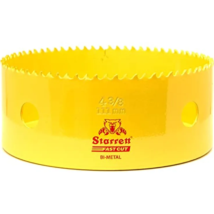 Starrett FCH0438 Bi-Metall Schnellschnitt-Lochsäge, 111 mm