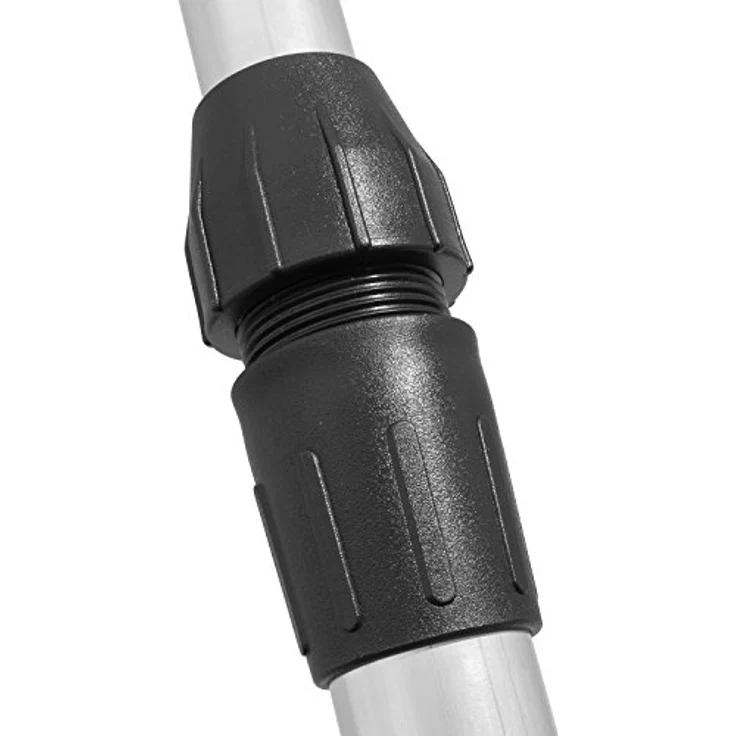 Patrol Schneeschieber Yeti, Teleskopierbarer Aluminiumstiel, D-Griff, Schwarz/Silber, 31 cm Räumbreite – Bild 5