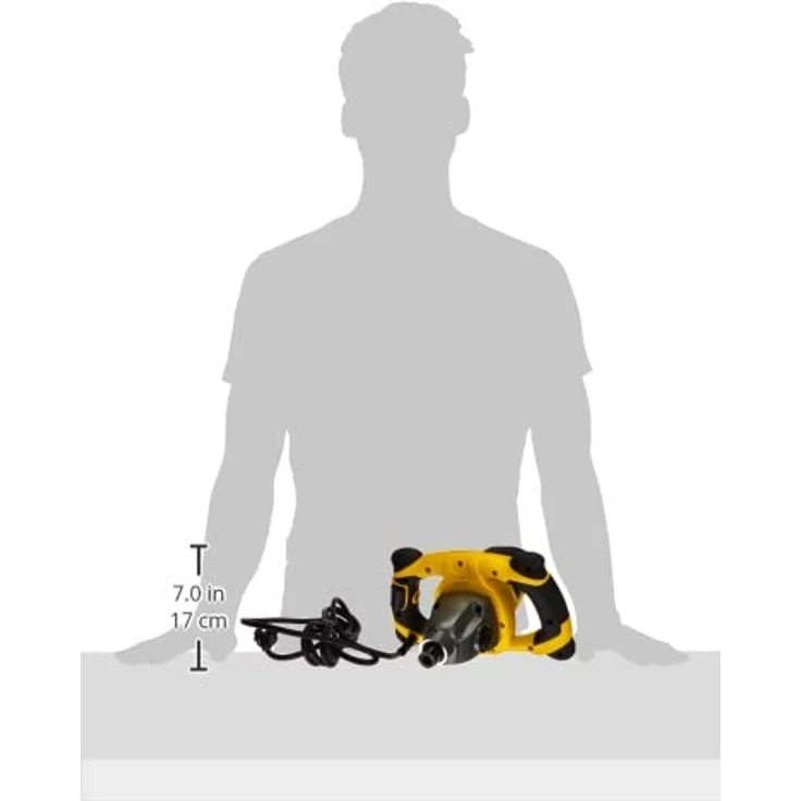 Stanley Fatmax FME190-QS Mischmaschine 1600 W mit Kabel, 140 mm Propeller, Doppelgriff mit Grip-Beschichtung – Bild 8