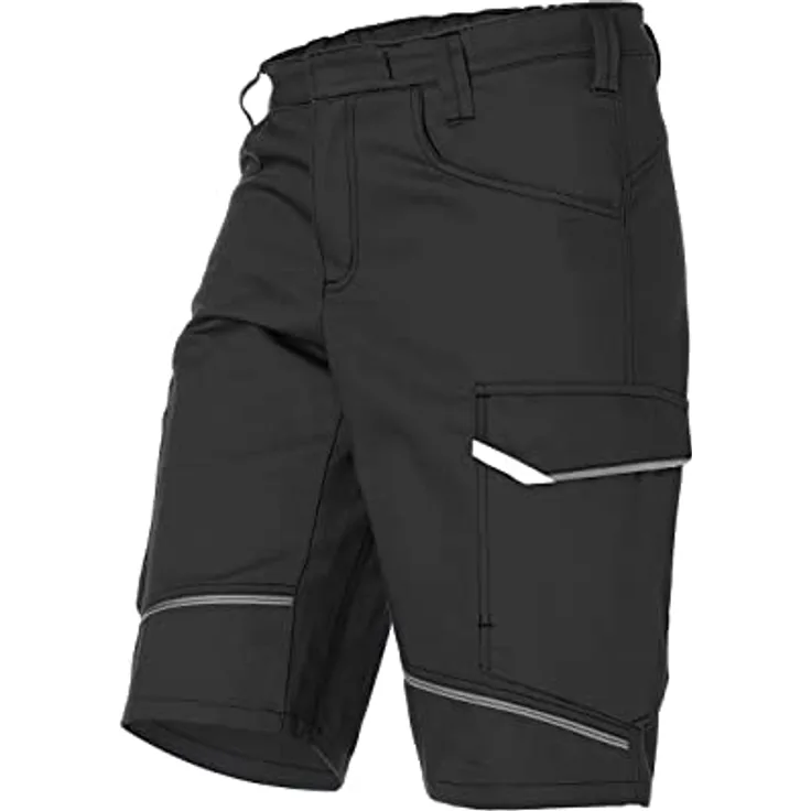 KÜBLER Workwear KÜBLER ICONIQ Arbeitsshorts, schwarz/anthrazit, Größe 52