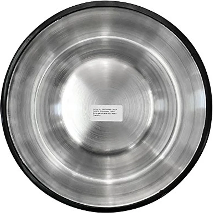 Scarlet pet | Hundenapf »Bowl« mit Rutschsicherung; Edelstahl mit Gummirand; für Wasser oder Futter; in diversen Größen; einzeln oder Paar (2 x 18 cm) – Bild 5