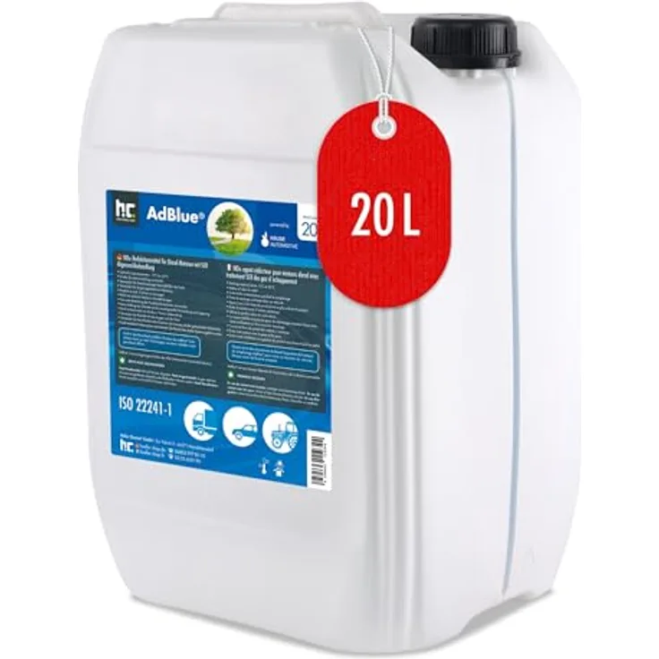 Höfer Chemie AdBlue Harnstofflösung, 20L Kanister für SCR-Abgasnachbehandlung, empfohlen für Euro-6-Norm