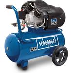 Scheppach Kompressor HC500, 2.200 W, Max. Druck 10 bar, 50 l Kessel, ölgeschmiert, mit 2 Schnellanschlüssen und Druckregler