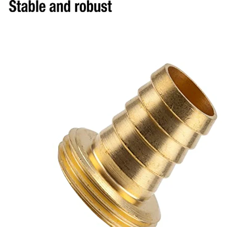 GARDENA Messing-Schlauchverschraubung 2-teilig: Verschraubung aus hochwertigem Messing, 33.3 mm (G 1 Zoll)-Gewinde, für 25 mm (1 Zoll)-Schläuche (7142-20) Bewässerungszubehör – Bild 5