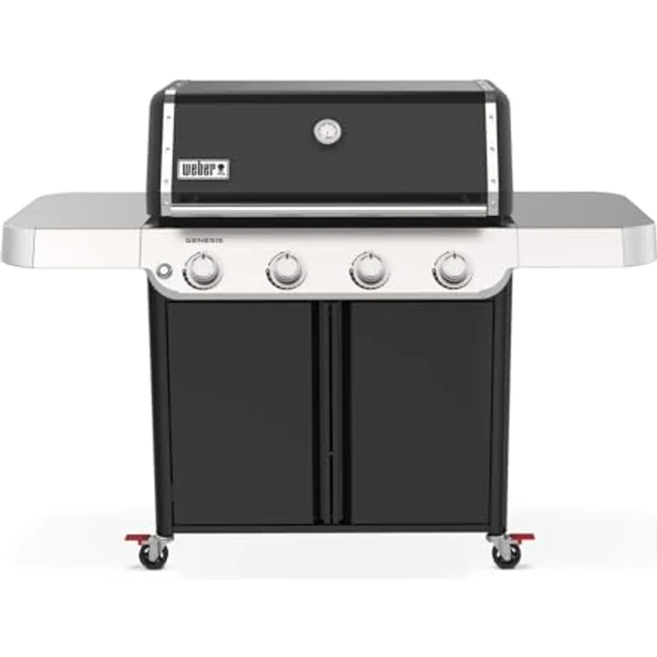 Weber Gasgrill Genesis E-415, Hochwertiger Gasgrill mit 4 Brennern, Grillfläche 86 cm x 48 cm – Bild 2