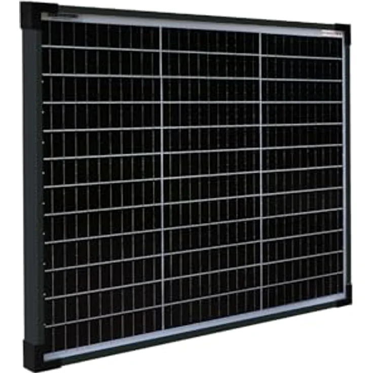 EnjoySolar monokristallines Solarmodul 50W 12V, 182 mm PERC-Zellen, schwarzer Rahmen, 0% MwSt, 25 Jahre Leistungsgarantie – Bild 2