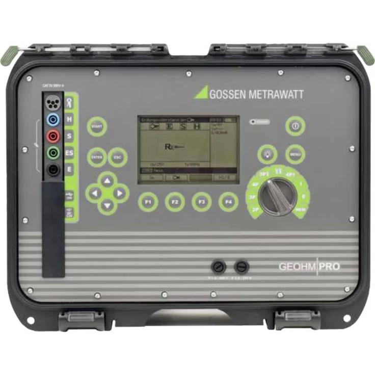 Gossen Metrawatt GEOHM XTRA, Hochpräzises Erdungsmessgerät mit GPS-Modul und vielfachen Messverfahren