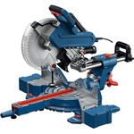 Bosch Professional GCM 340-305 D, kabelgebundene Kapp- und Gehrungssäge mit integriertem LED-Licht, kraftvollem Motor und umfangreichem Zubehör