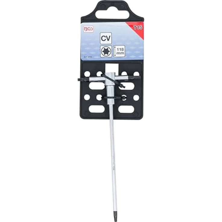BGS 6092 Schraubendreher mit T-Gleitgriff, T-Profil (Torx) T15, Chrom-Vanadium-Stahl, für Handwerk und Industrie – Bild 5