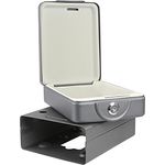 HMF 307-02 Dokumentenbox anschraubbar, Wohnmobil, Boot etc. 20,0 x 15,5 x 7,0 cm , schwarz