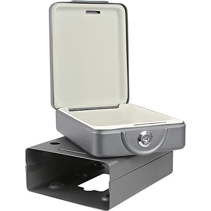 HMF 307-02 Dokumentenbox anschraubbar, Wohnmobil, Boot etc. 20,0 x 15,5 x 7,0 cm , schwarz