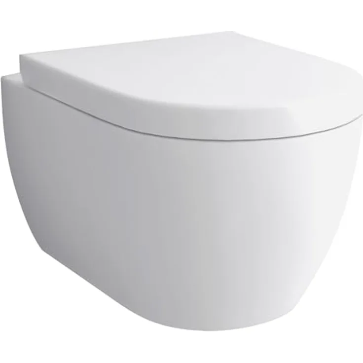 Alpenberger Dusch WC Toilette aus Keramik | Hänge WC Spülrandlos mit Bidet & Toilettendeckel mit Absenkautomatik | Taharet WC | Kloschüssel Passend zu Geberit (Diamond 7101)