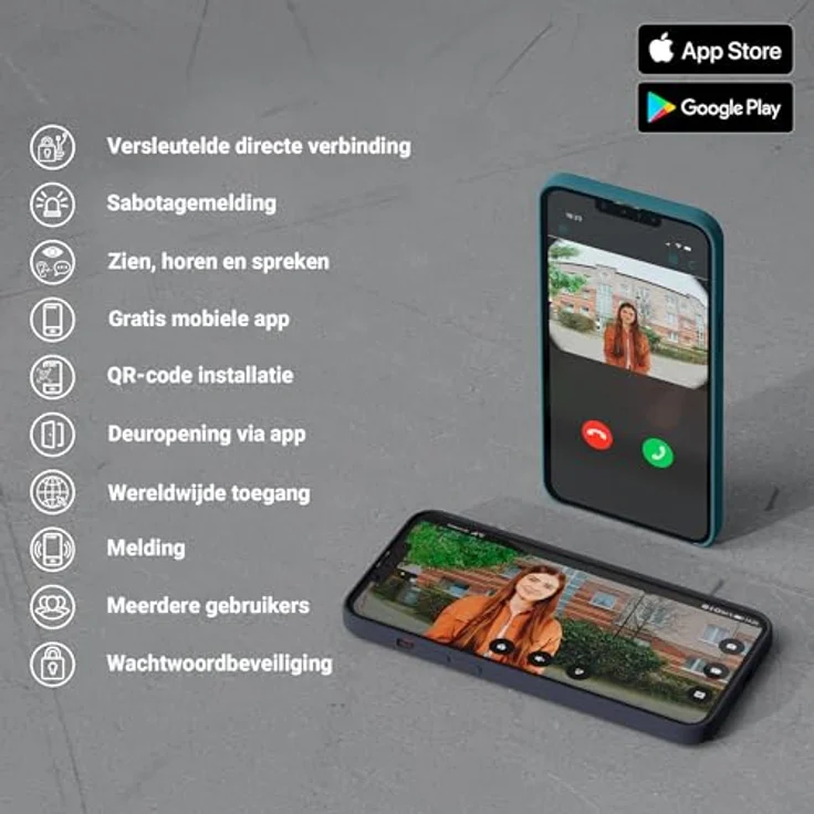 Goliath Intercom Video-Türsprechanlage Basic Line 2-Draht BUS System, Full HD, 7 Zoll Touchscreen, Schwarz/Anthrazit – Bild 6