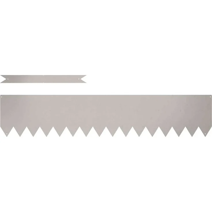vidaXL Beetumrandung Raseneinfassung, 50 Stk., 100 x 0,05 x 20 cm, wetterfest aus Stahl, rostig