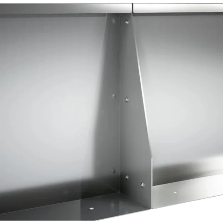 vidaXL Beetumrandung Stützmauer, 4er Set, modulare Stützmauer aus verzinktem Stahl, wetterfest, Silber, 60 x 12 x 30 cm – Bild 4
