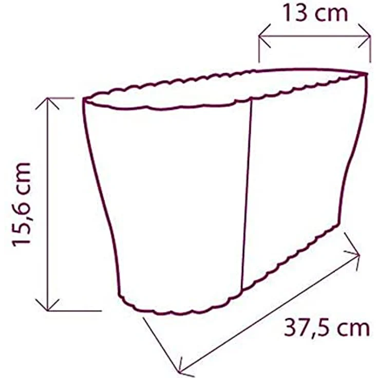 Plastia Orchideentopf Triola rauchfarbig – Bild 3