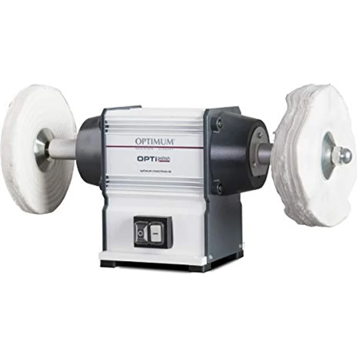 Optimum Poliermaschine OPTIpolish GU 20P (für Metall, wartungsfreier Motor 0,6 kW, 2X Polierscheiben), 3101540 – Bild 4