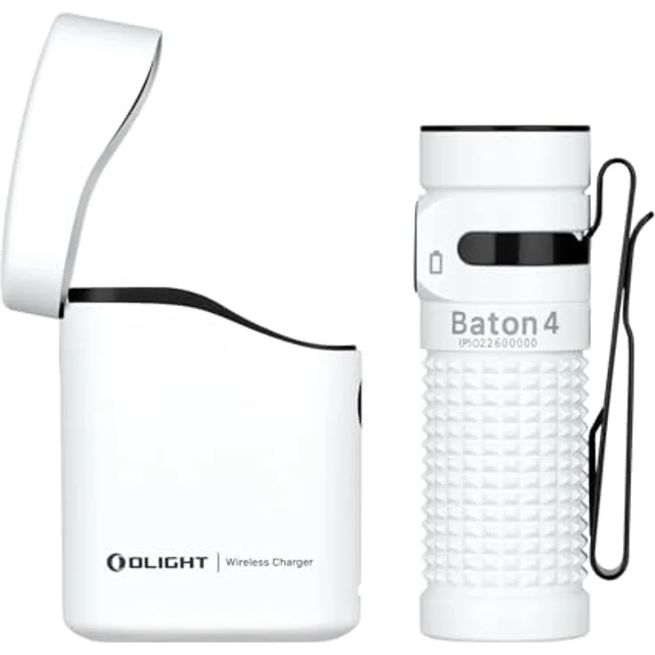 OLIGHT Baton 4 kit Mini LED Taschenlampe, wiederaufladbar mit Ladecase, 1300 Lumen, 190 Tage Laufzeit, kompakt und leistungsstark – Bild 1
