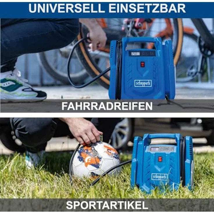 Scheppach Airforce 7 SC, Tragbarer Luftkompressor mit 8 bar Druck, Wartungsarm und Auto-Shut-Off – Bild 5