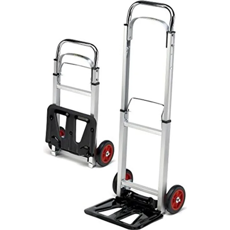 TrutzHolm® Alu Sackkarre klappbar Transportkarre Stapelkarre Handkarre Karre (90 kg - Teleskop) - Preisvergleich