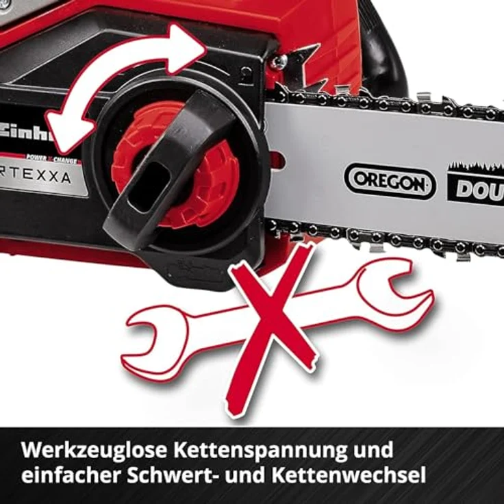 Einhell 18 V Akku-Kettensäge FORTEXXA 18-30 Power X-Change, Solo-Gerät ohne Akku, ohne Ladegerät – Bild 7