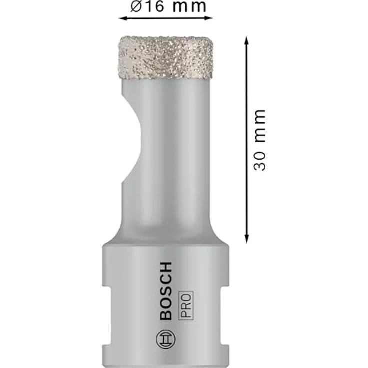 Bosch Accessories Diamant-Trockenbohrer Dry Speed, 16mm für Hartkeramik, hohe Lebensdauer, Vakuumlöttechnologie, 1 Stück – Bild 3