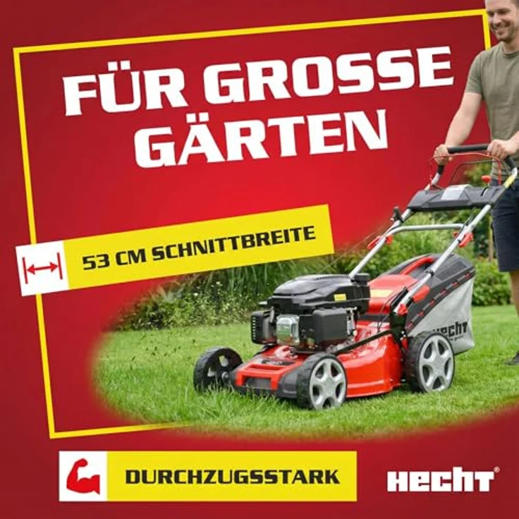 Hecht 554 SXE Benzin Rasenmäher – Bild 6