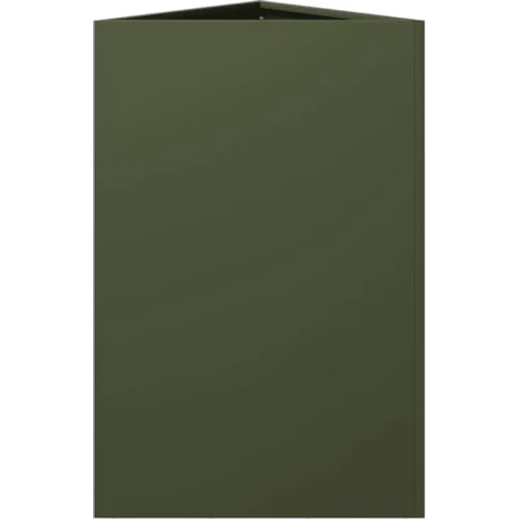 vidaXL Pflanzkübel Olivgrün Dreieckig 50x43x75 cm Stahl, rostbeständig und stabil – Bild 5