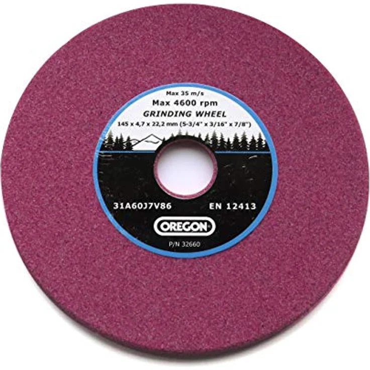 Oregon® Schleifscheibe 145 x 22,3 x 4,7 mm für Sägeketten (.325, 3/8, .404) für Kettenschärfgerät 32653A, 519789, 106540, 32660P – Bild 2