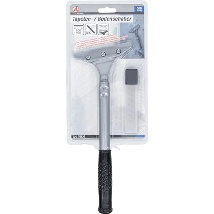 BGS Do it yourself BGS Diy 76130, Tapeten- / Bodenschaber, 300 mm mit 5 Klingen und Stahlrohrstiel – Bild 5