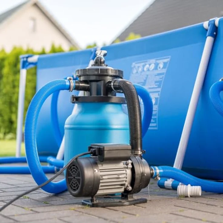 GALAMIO Filtersand, Quarzsand für Sandfilteranlagen, optimal für kristallklares Poolwasser, 1-St Paket – Bild 3