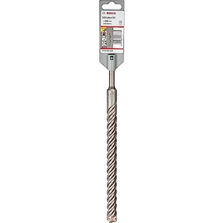 Bosch Hammerbohrer SDS Plus p5X, Betonbohrer 300mm Länge, ø 20mm, Hartmetall, 4-Schneider