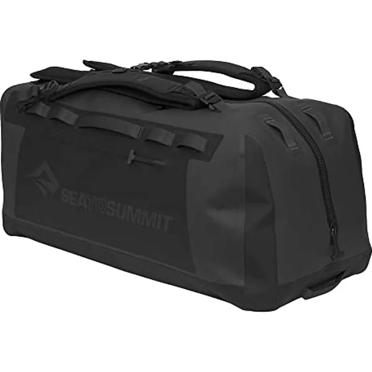 Sea to Summit Bolsa estanca HYDRAULIC PRO 100L, robuste Werkzeugtasche in schwarz mit hoher Langlebigkeit